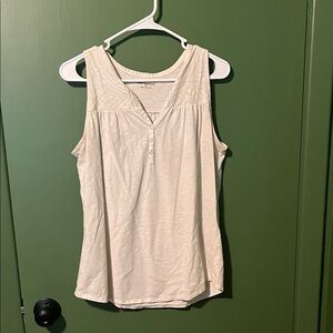 Bit & Bridle Cream Tank Top